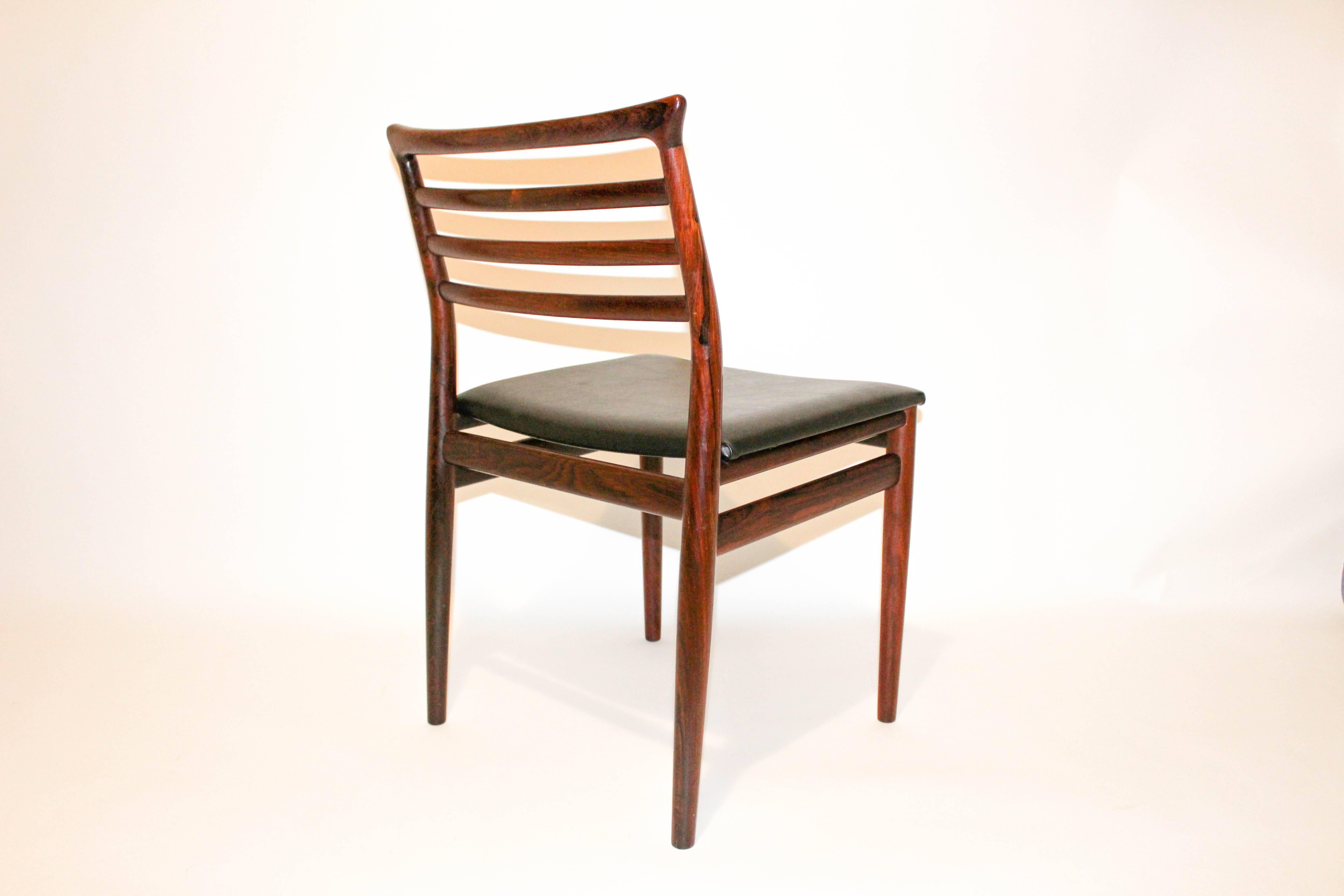 Erling Torvits Rosewood Dining Chairs by Sorø Stolefabrik, Set of Six For Sale 1