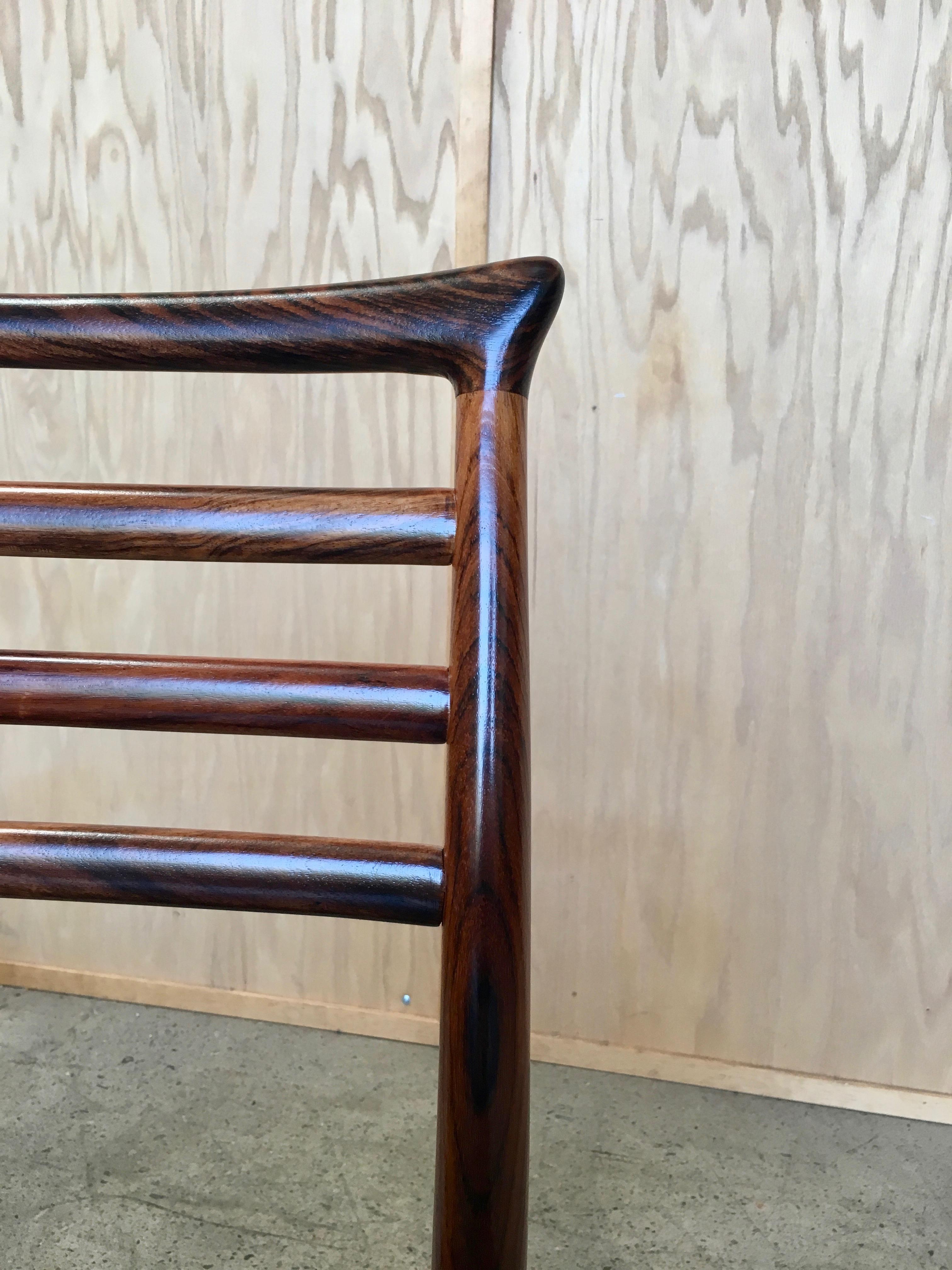 Erling Torvits Rosewood Dining Chairs by Sorø Stolefabrik, Set of Six 7