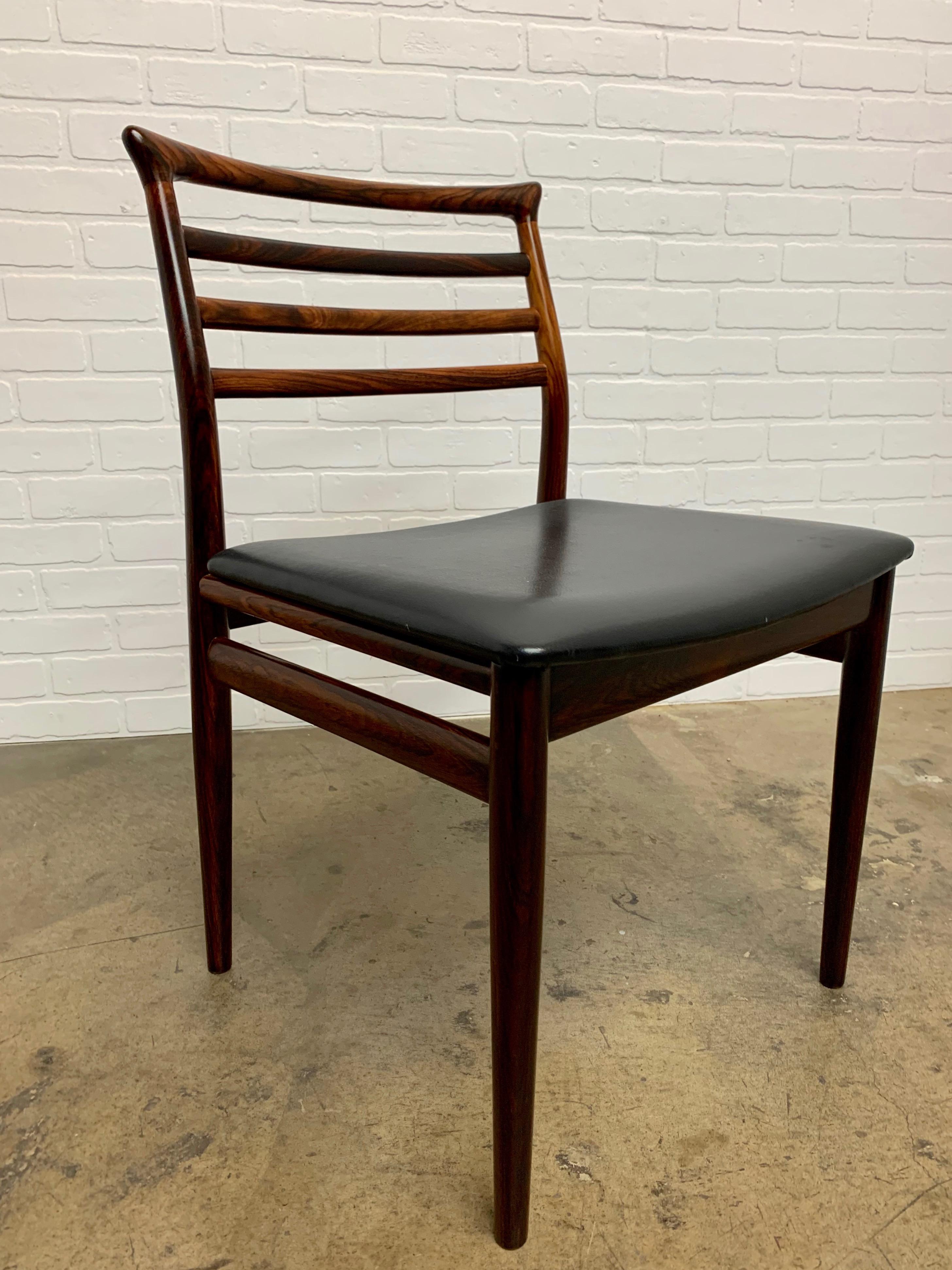 Erling Torvits Rosewood Dining Chairs by Sorø Stolefabrik, Set of Six 9