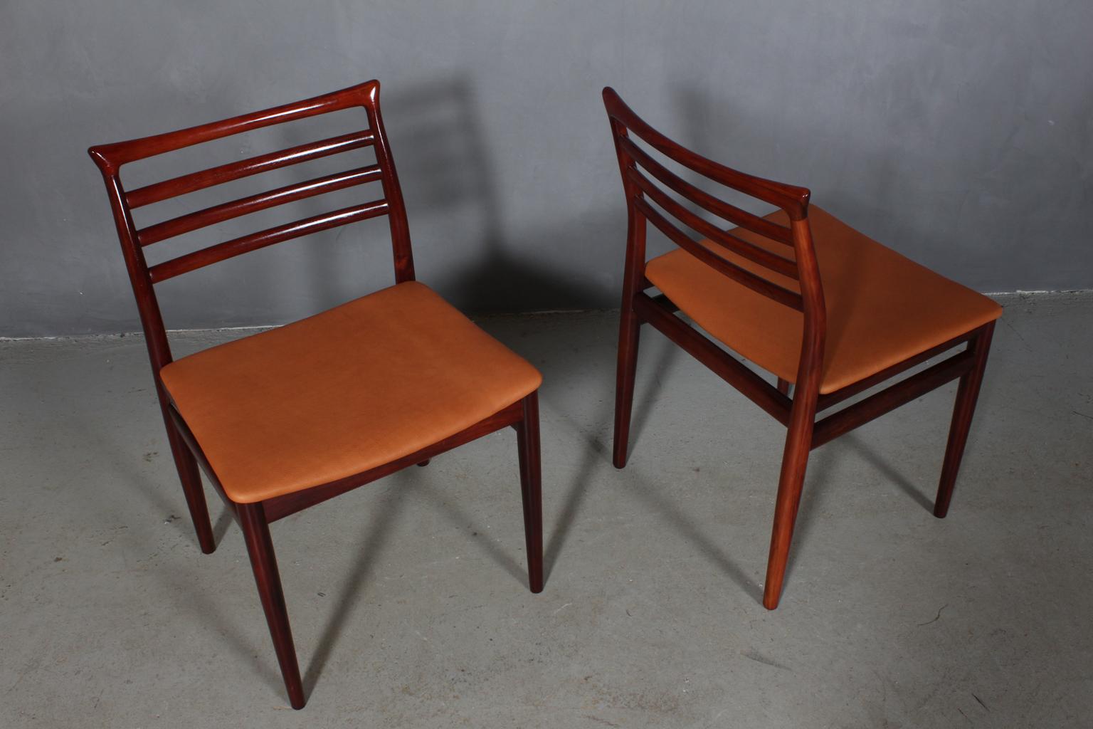 Erling Torvits, Set of Six Dining Chairs In Good Condition In Esbjerg, DK