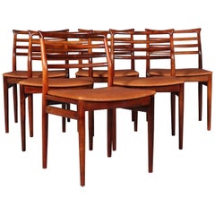 Erling Torvits, Set of Six Dining Chairs