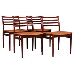 Erling Torvits, Set of Six Dining Chairs