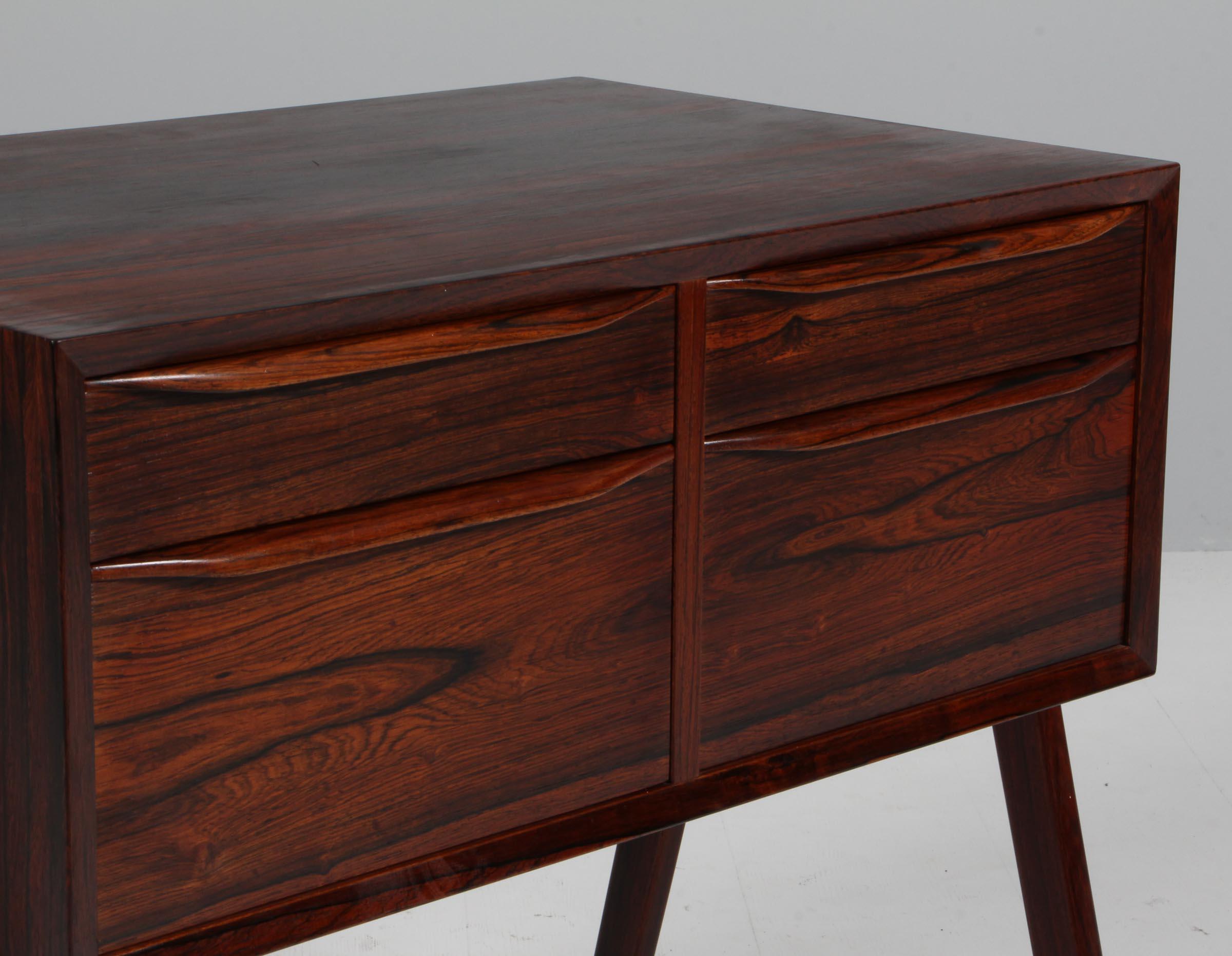 Danish Erling Torvits, Sewing nest, Rosewood For Sale