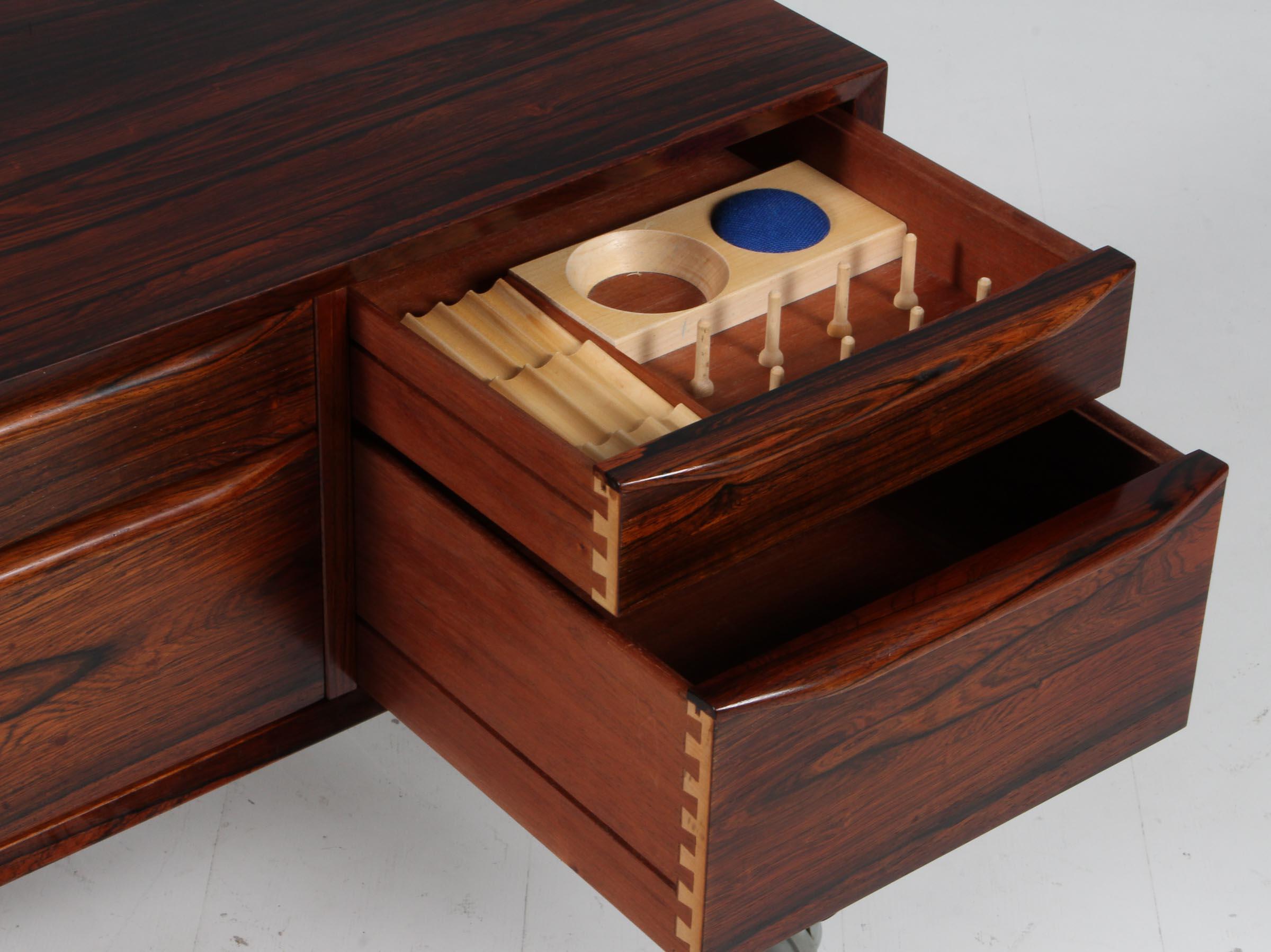 Erling Torvits, Sewing nest, Rosewood For Sale 3