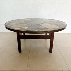 Erling Viksjo Terrazzo Congo Coffee Table Produced in Norway