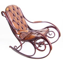 Erly and Rare Rocking Chair Thonet Nr.1
