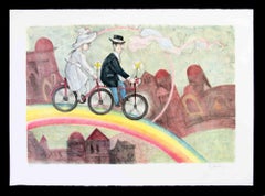 Untitled - Lithograph by Ermanno Laia - 1990