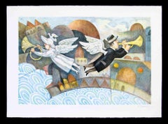 Untitled – Lithographie von Ermanno Laia – Lithographie – 1990