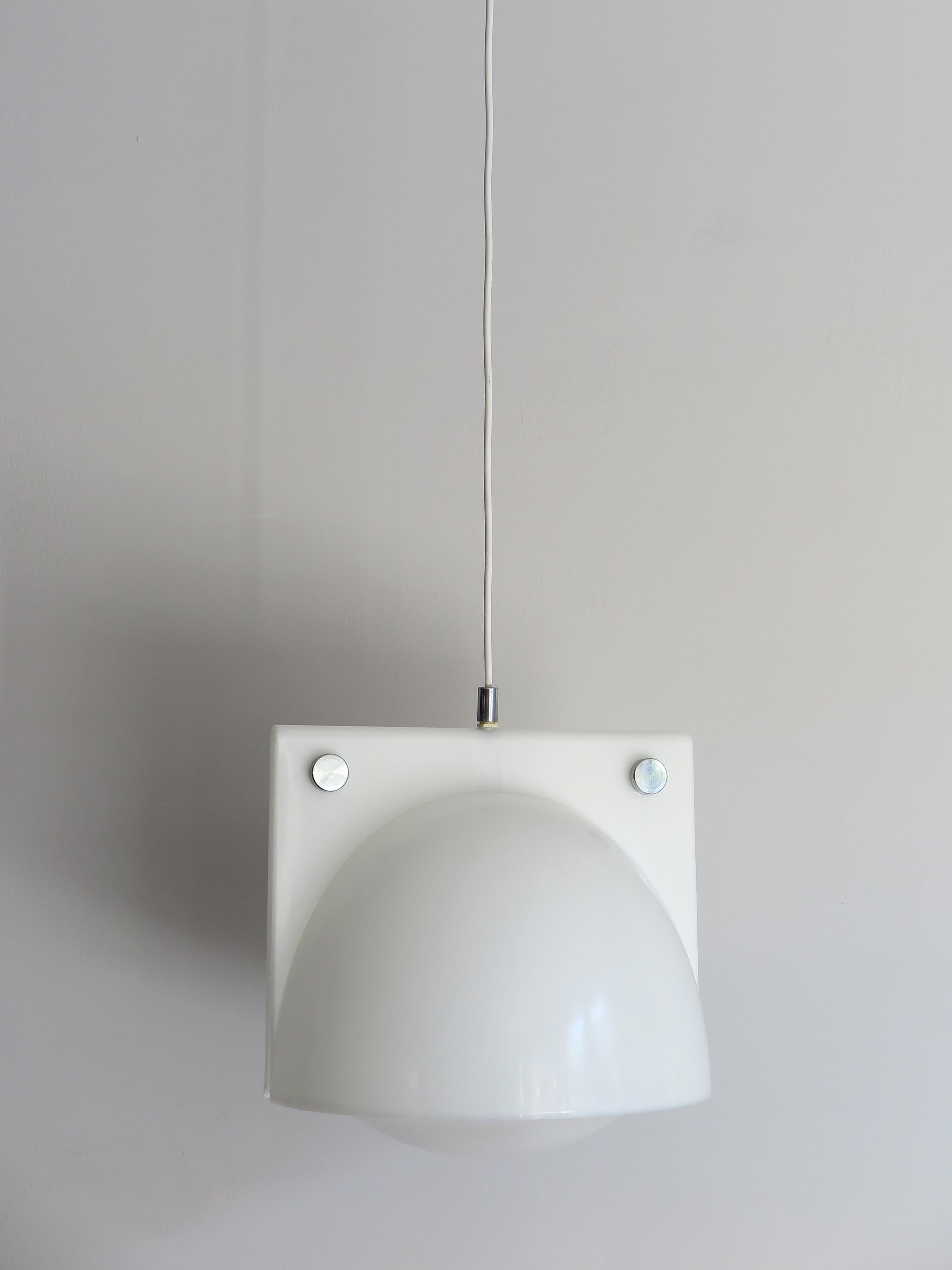 Mid-Century Modern Ermanno Lampa & Sergio Brazzoli Italian Orione Lamp for Guzzini Harvey 1970s