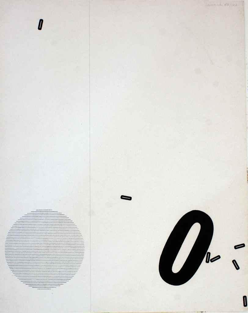 Composition - Lithograph by Ermanno Leinardi - 1970 ca