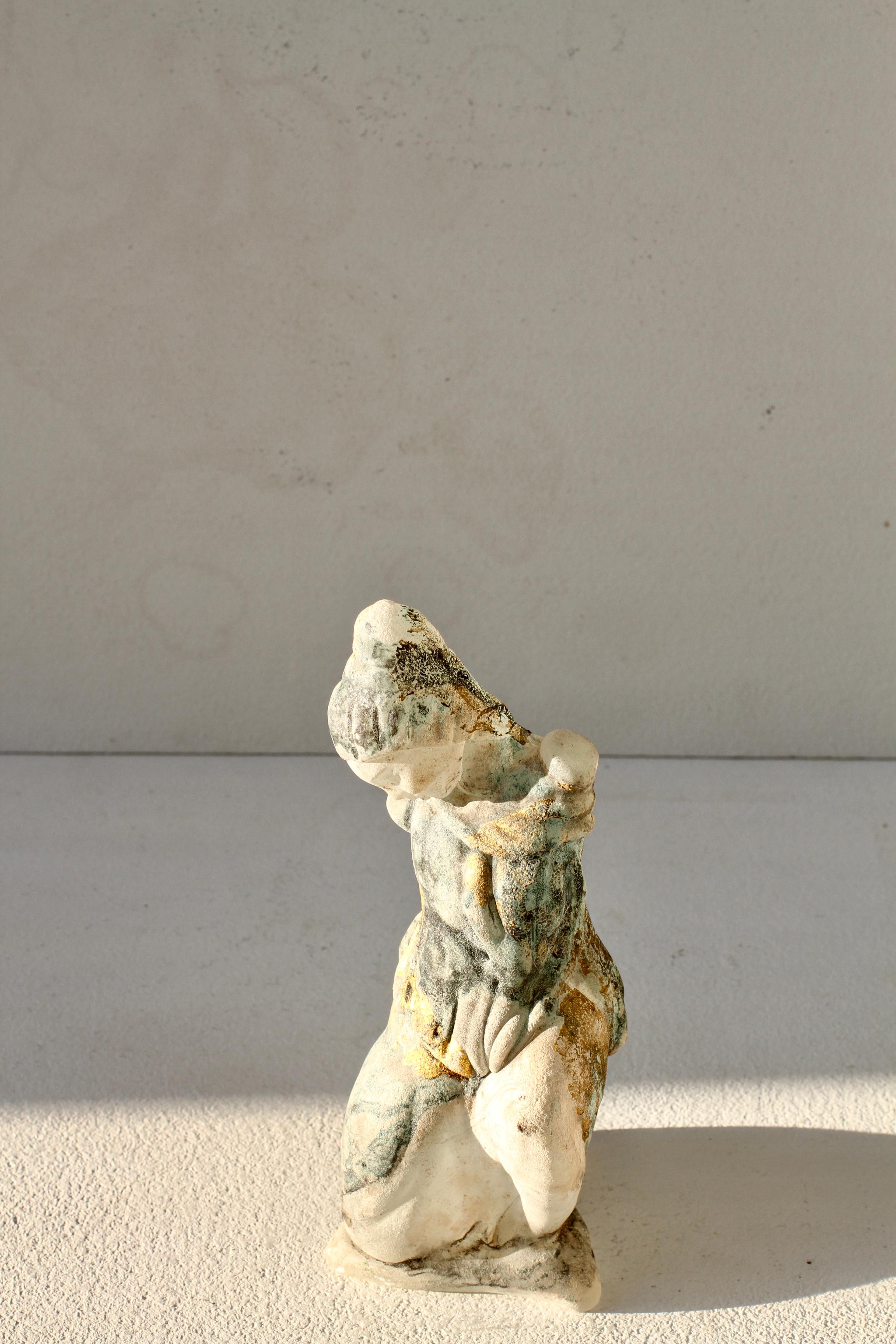 Ermanno Nason for Cenedese Italian Murano Black, White & Gold Glass Sculpture For Sale 12