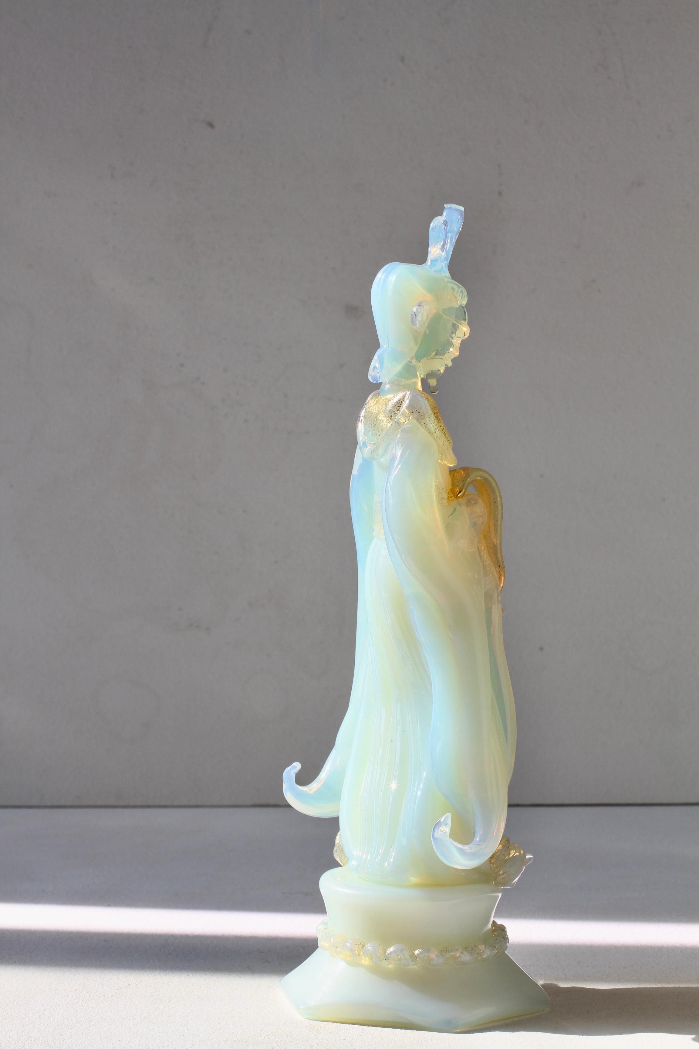 Ermanno Nason per Cenedese Scultura di uomo cinese in vetro di Murano, Venezia, Italia in vendita 4