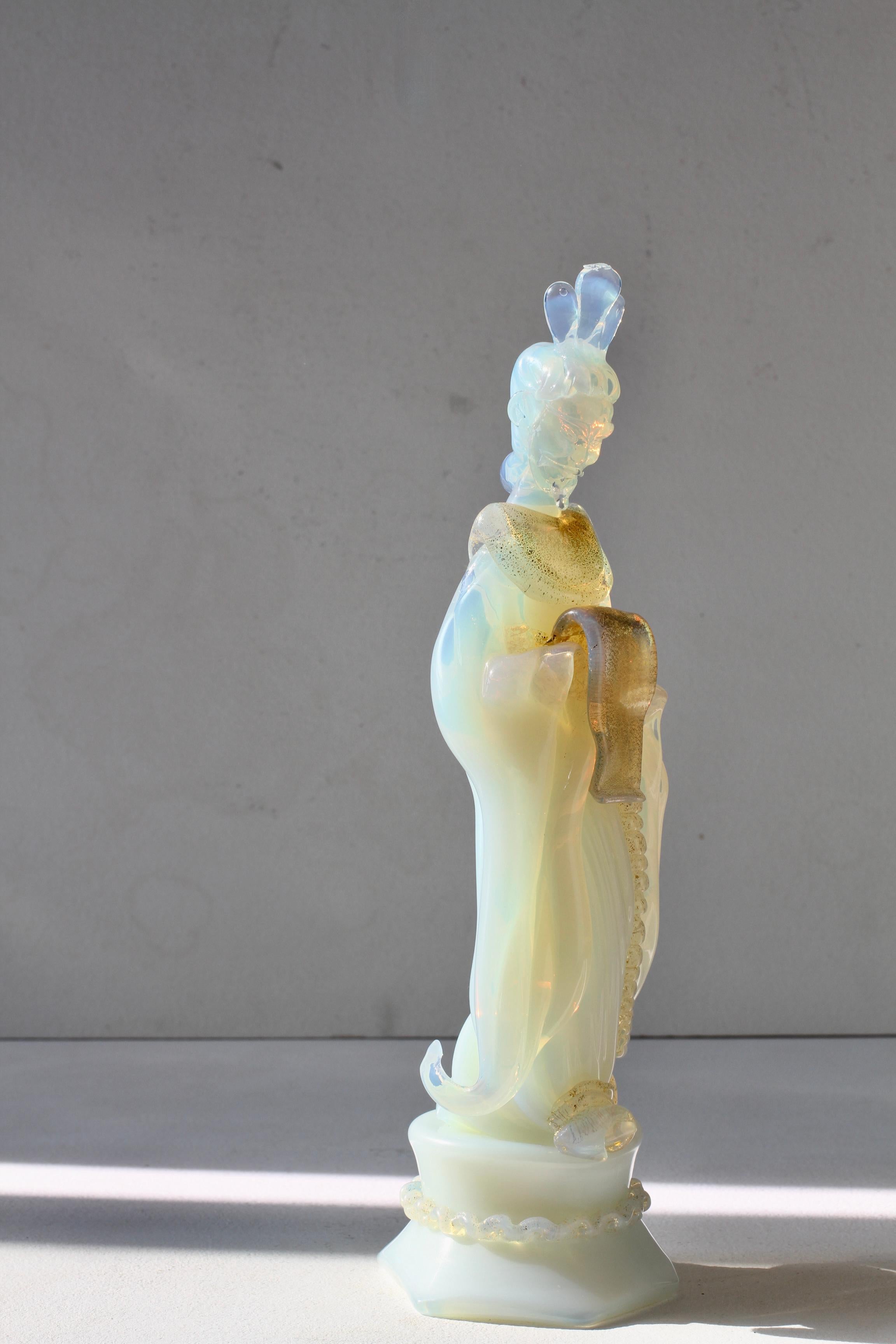 Ermanno Nason per Cenedese Scultura di uomo cinese in vetro di Murano, Venezia, Italia in vendita 5