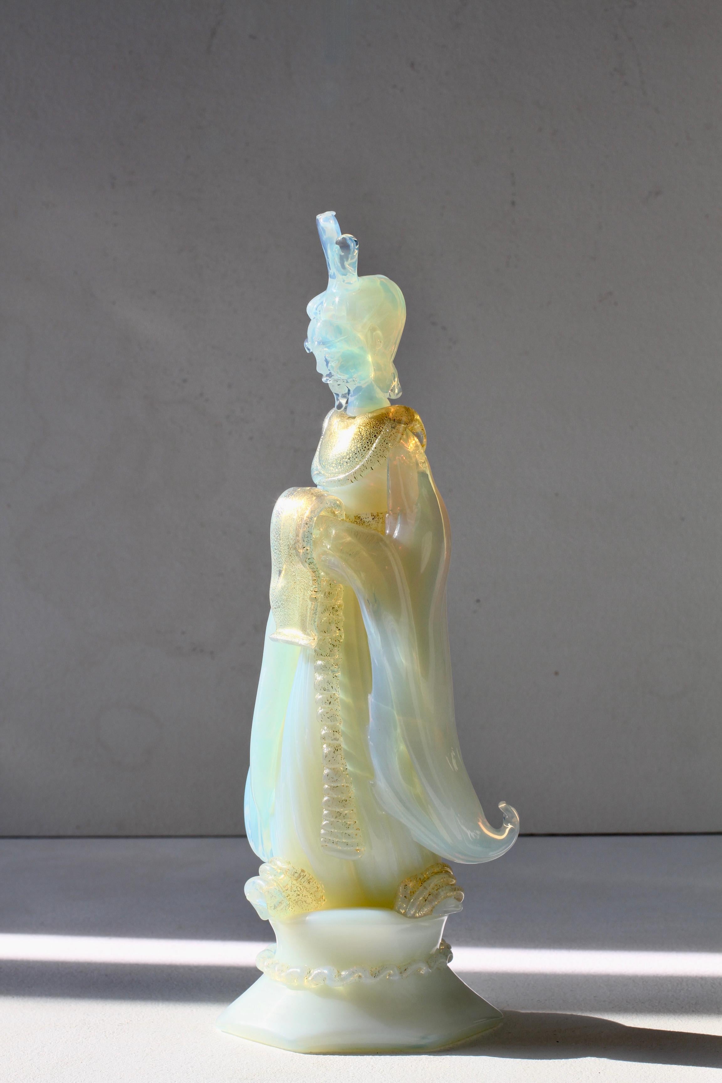 Ermanno Nason per Cenedese Scultura di uomo cinese in vetro di Murano, Venezia, Italia in vendita 8