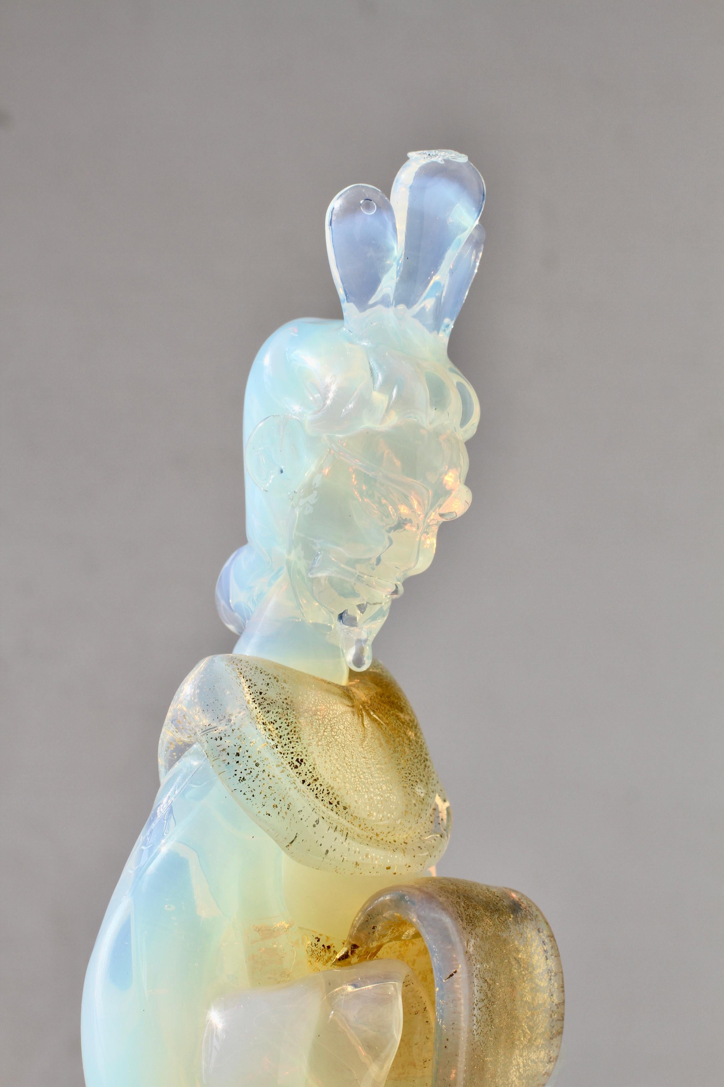 Ermanno Nason per Cenedese Scultura di uomo cinese in vetro di Murano, Venezia, Italia in vendita 11