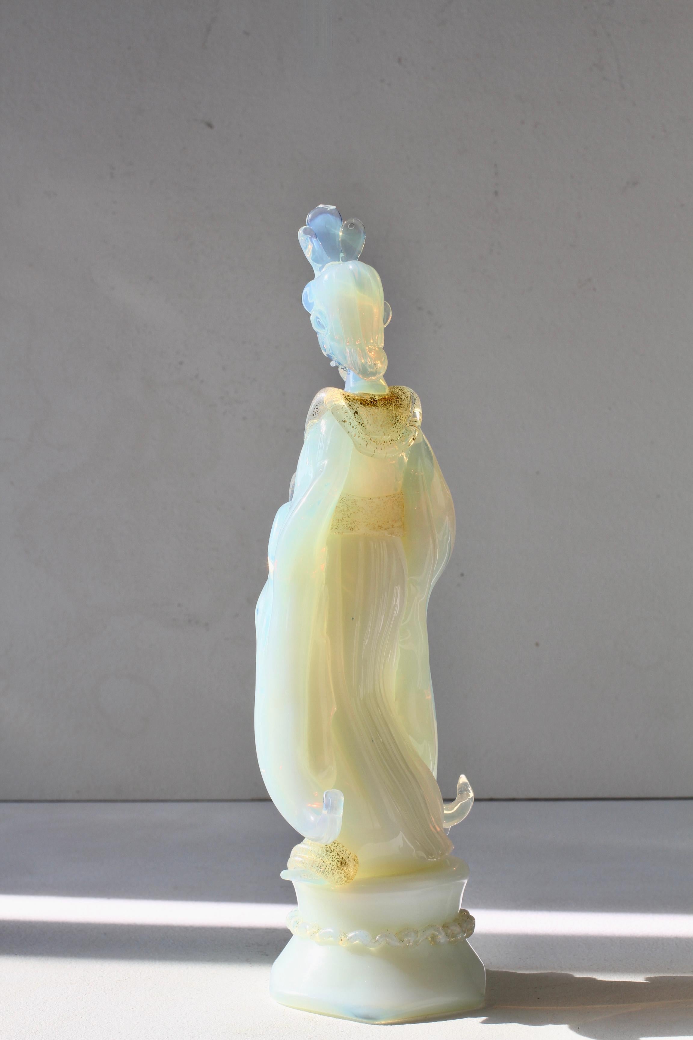 Ermanno Nason per Cenedese Scultura di uomo cinese in vetro di Murano, Venezia, Italia in vendita 2