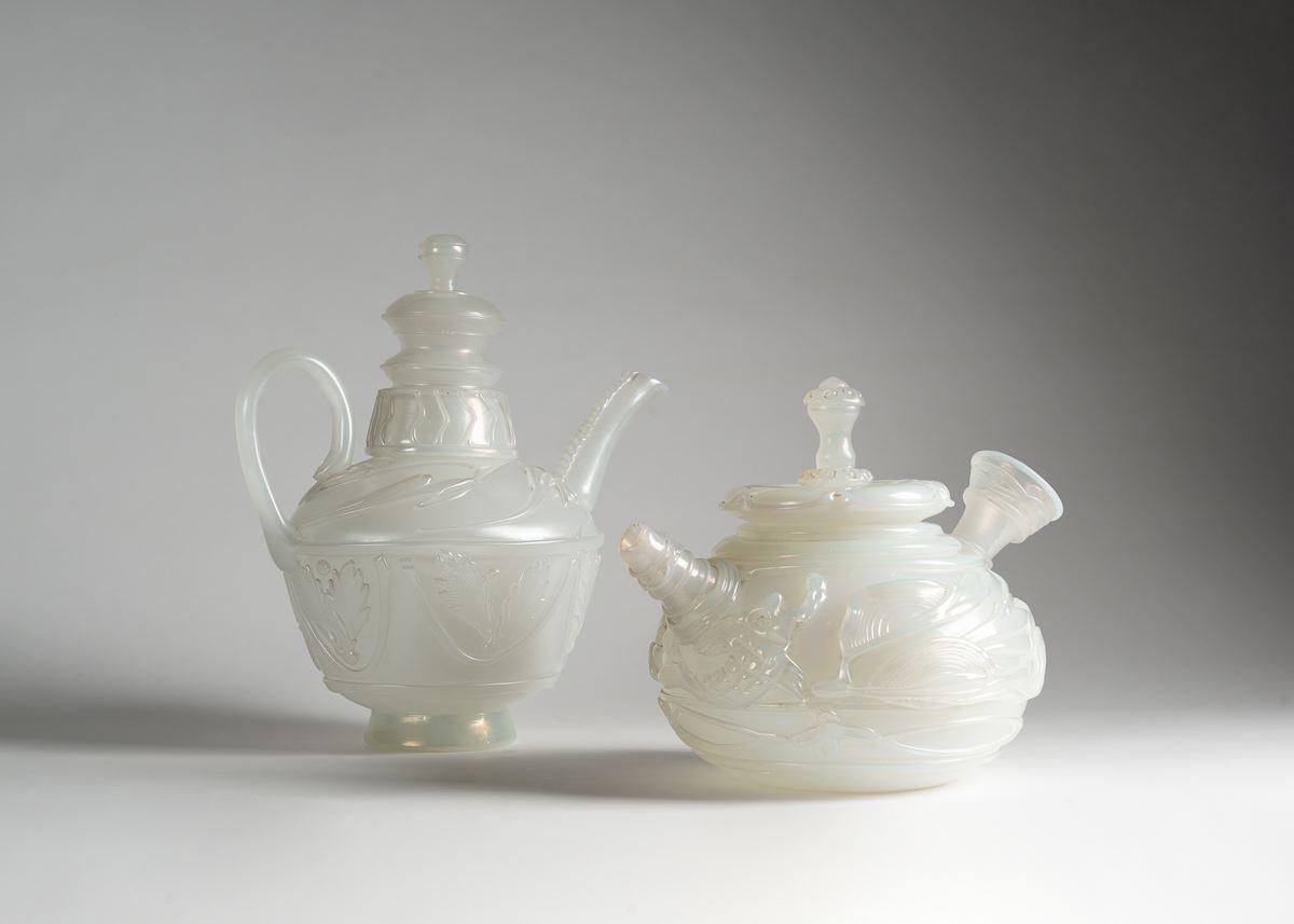 Mid-20th Century Ermanno Nason for Vetreria Cenedese, Rare Glass Orientalist Teapot, Italy, 1964  For Sale