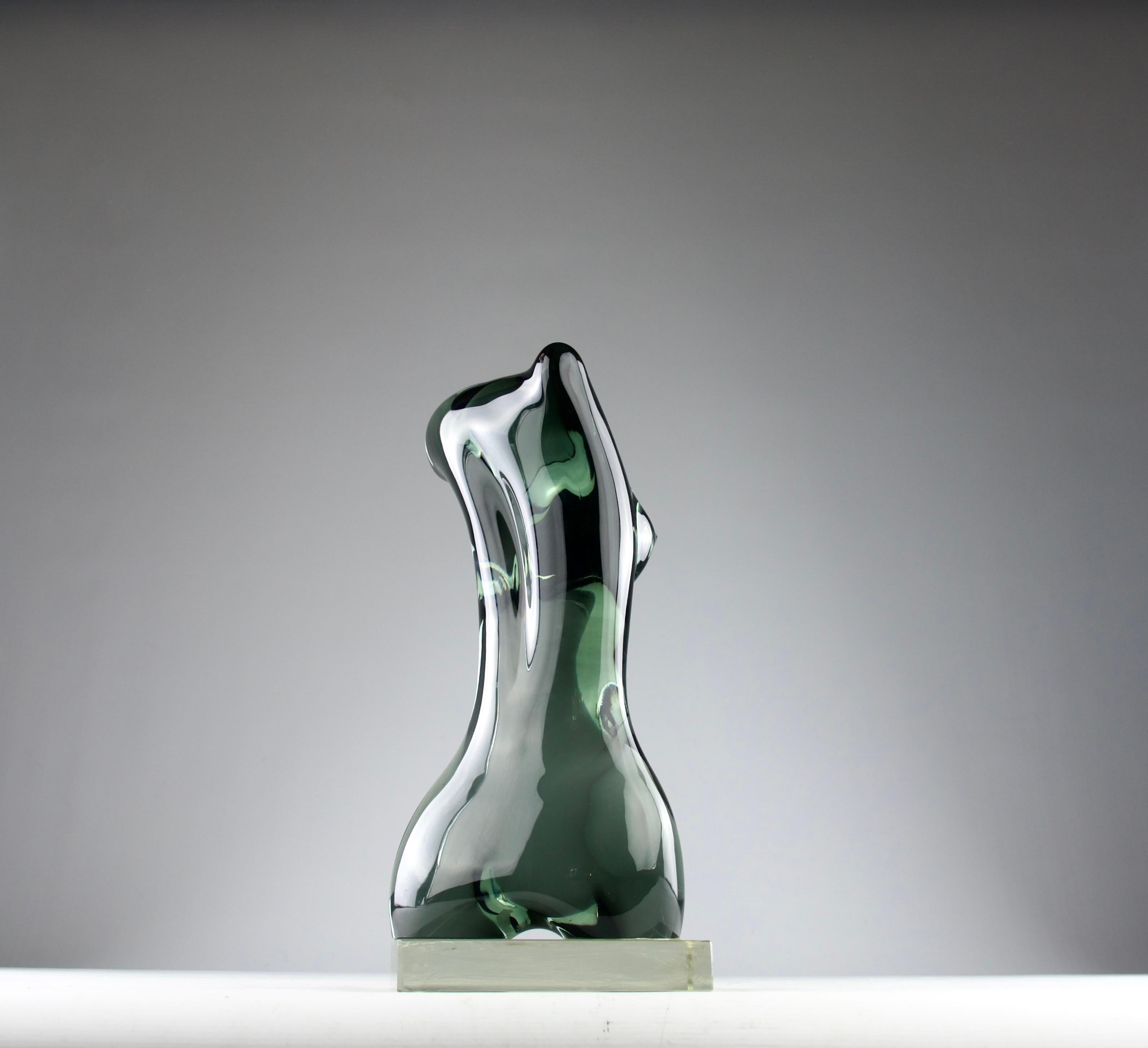 italien Ermanno Nason, Woman Torso Sculpture, Italy 1980s en vente