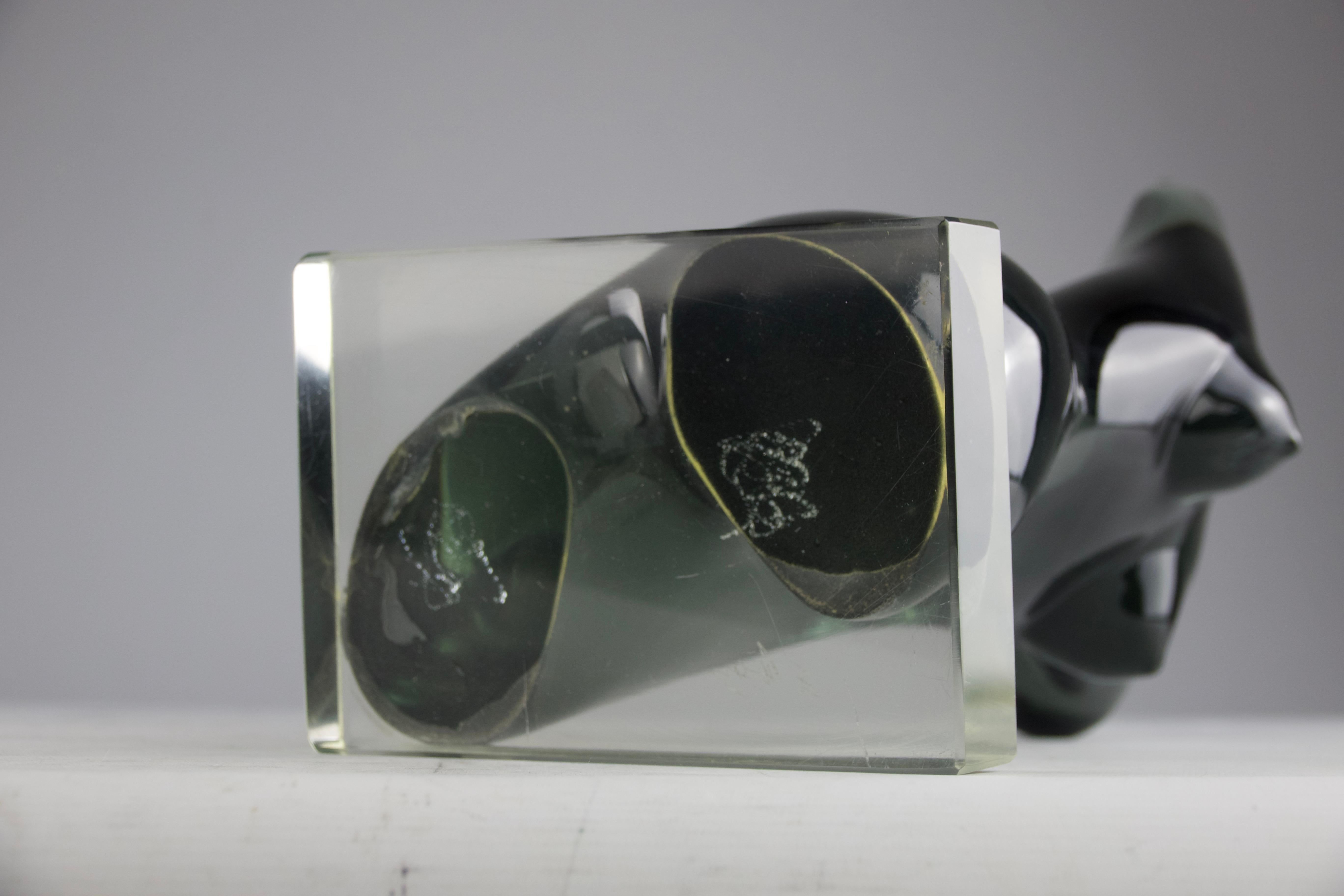 Verre de Murano Ermanno Nason, Woman Torso Sculpture, Italy 1980s en vente