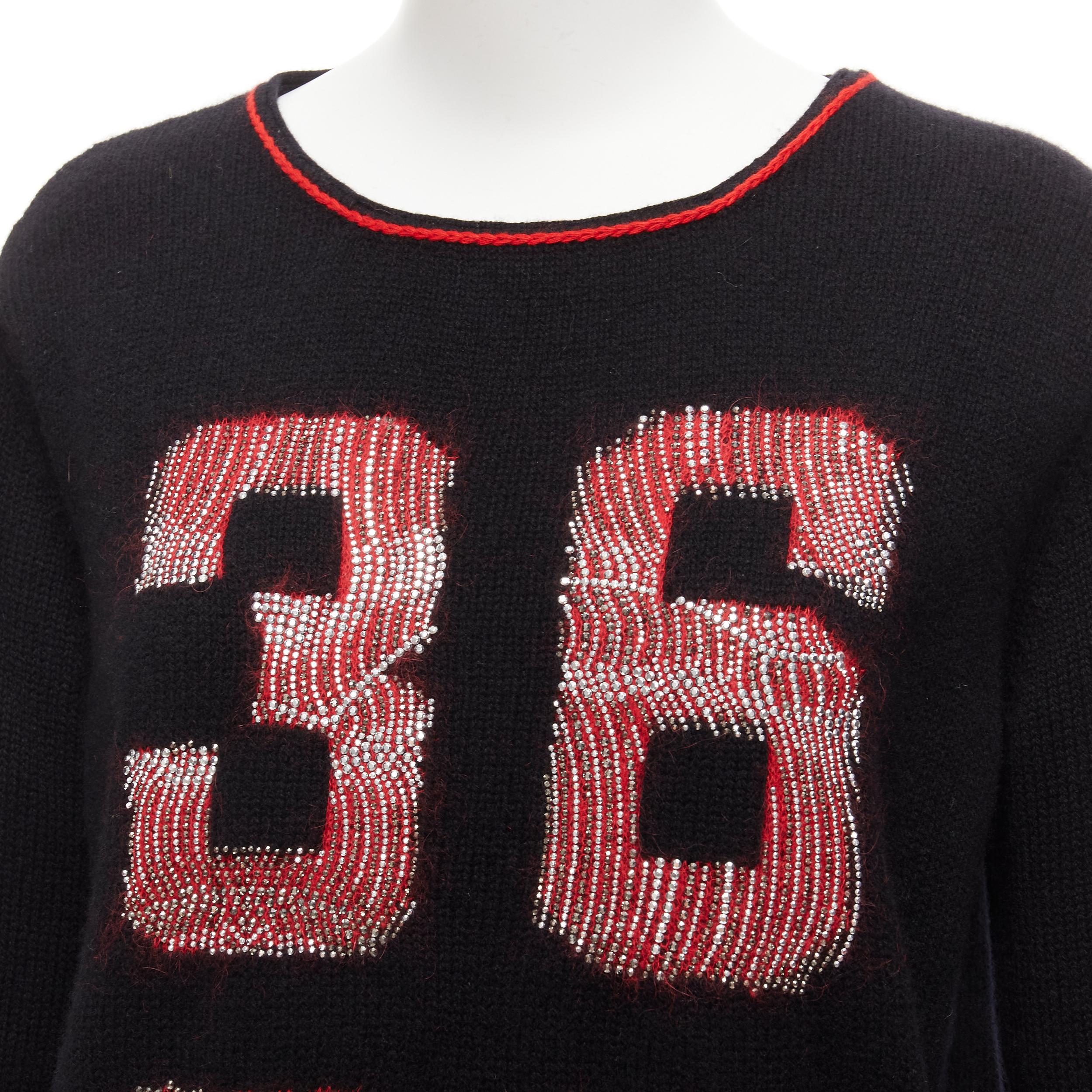 ERMANNO SCERVINO 100% cashmere mohair 3689 black red sweater IT40 S
Reference: AAWC/A01102
Brand: Ermanno Scervino
Material: Cashmere, Mohair, Blend
Color: Black, Red
Pattern: Solid
Closure: Pullover
Extra Details: Crystal covered mohair blend