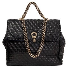 ERMANNO SCERVINO Borsa a tracolla FAUBOURG LARGE in pelle nera