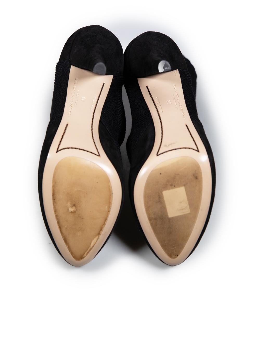 Ermanno Scervino Botas de tacón negras estilo calcetín talla IT 38 en Bueno estado para la venta en London, GB