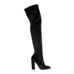 Ermanno Scervino - Cuissardes en velours noir - Taille IT 37