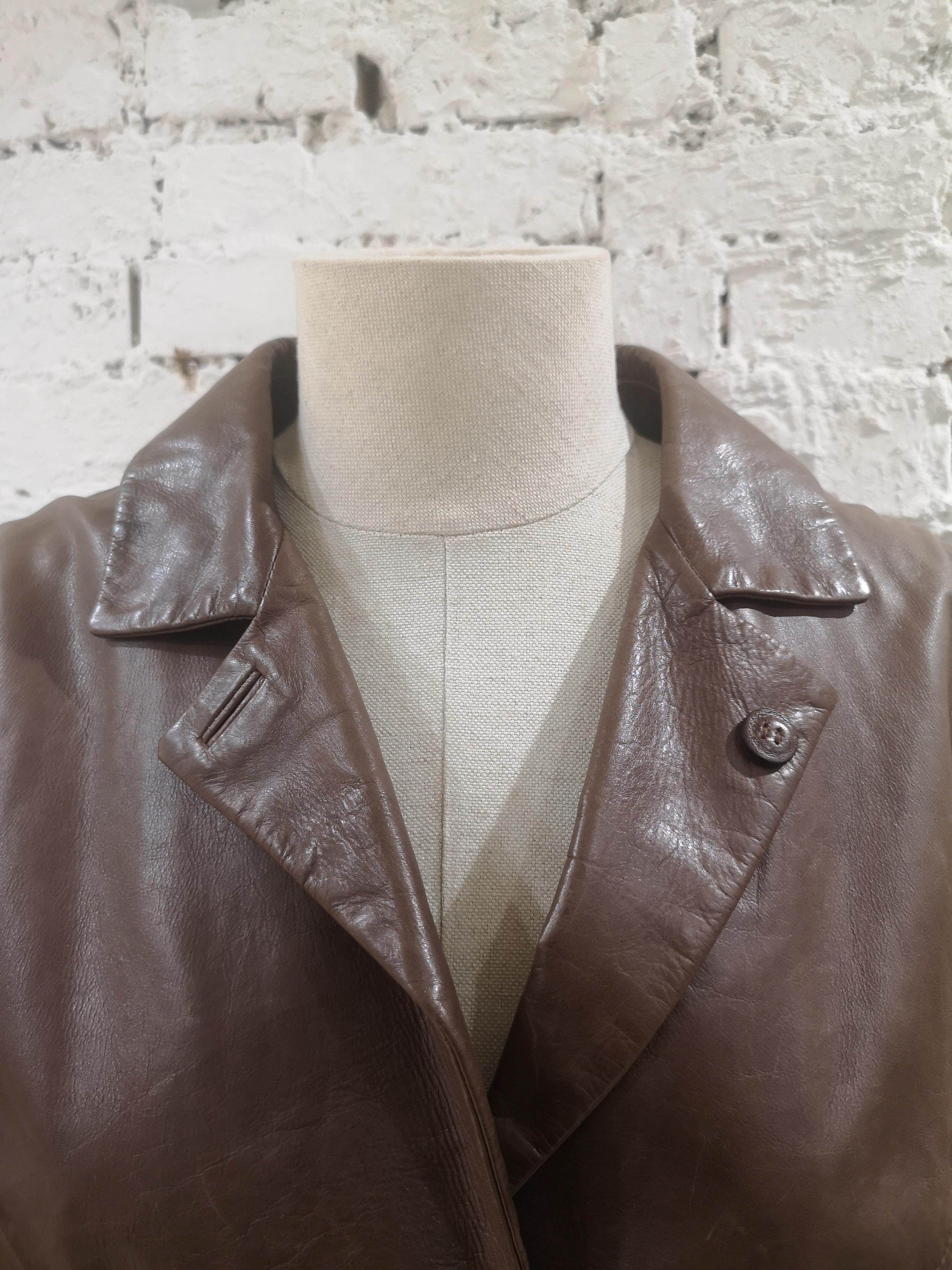 ermanno scervino leather jacket