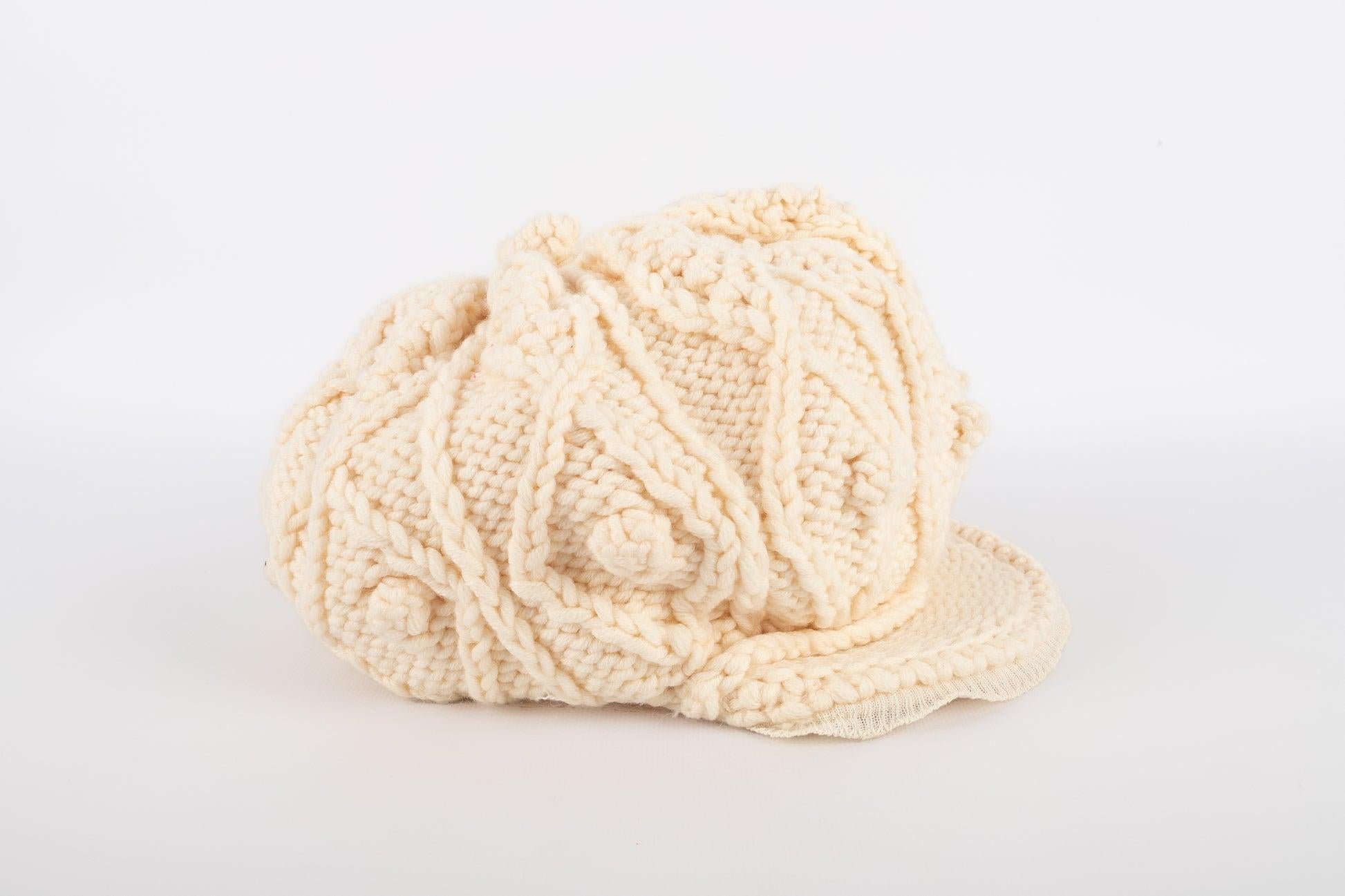 Chapeau / casquette en coton et laine Ermanno Scervino Pour femmes en vente