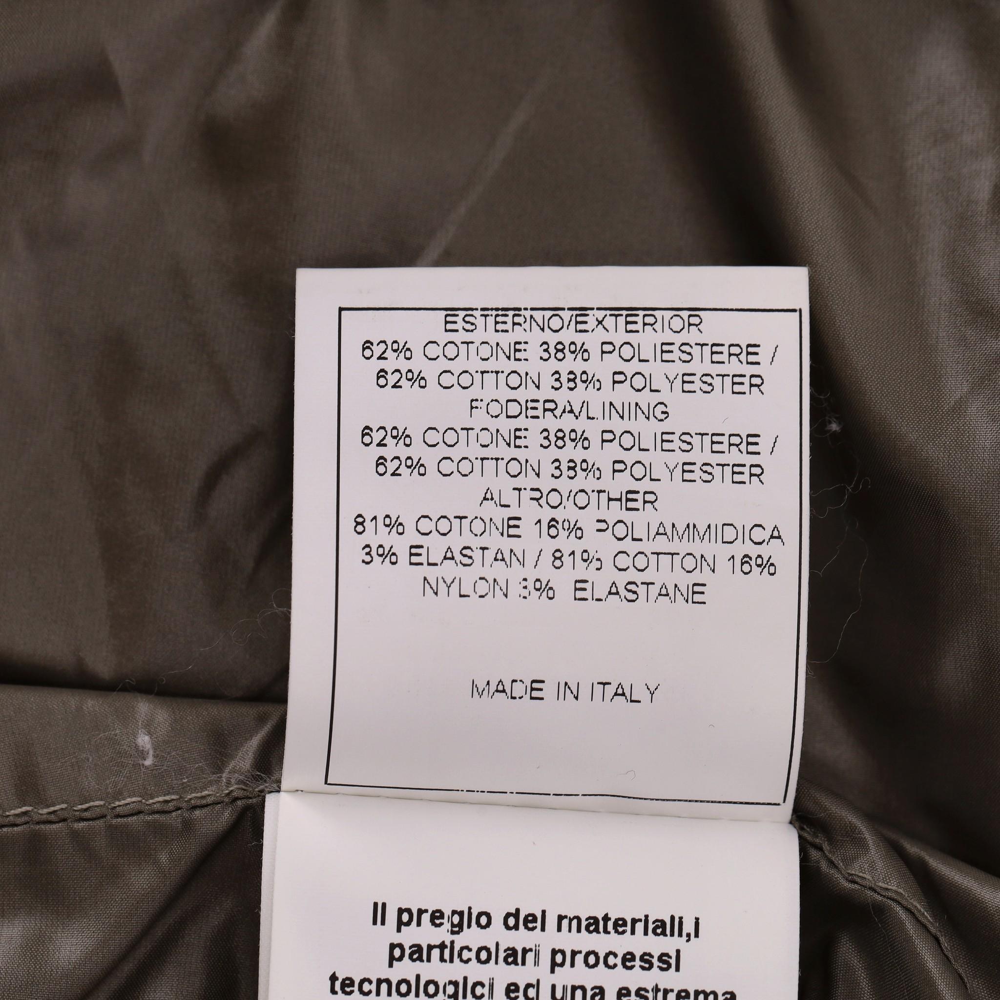 Ermanno Scervino Cotton Blend Biker Jacket For Sale 4