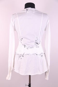 Ermanno Scervino cotton shirt with lace