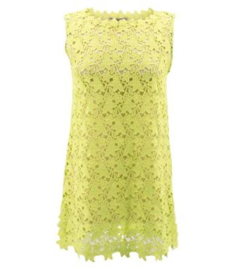 Ermanno Scervino Crochet Floral Dress Tunic In Excellent Condition For Sale In London, GB
