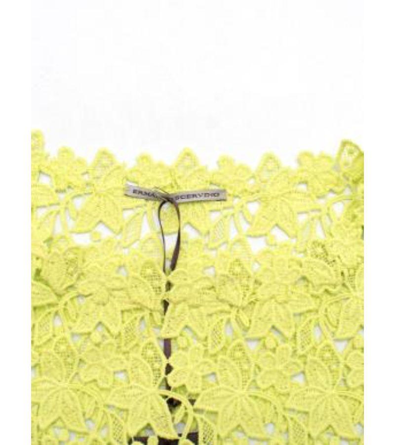 Ermanno Scervino Crochet Floral Dress Tunic For Sale 2