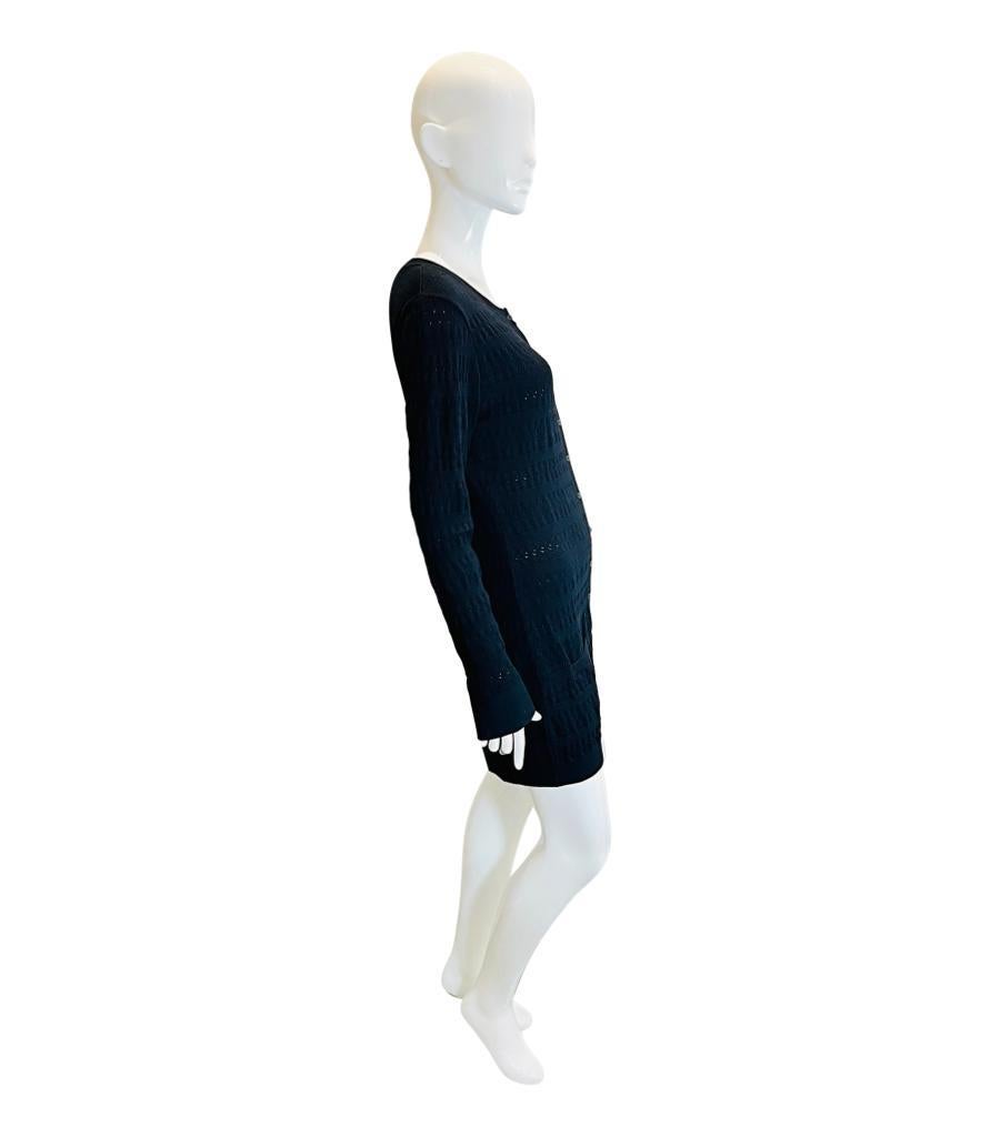 Ermanno Scervino Crochet Longline Cardigan In Excellent Condition For Sale In London, GB