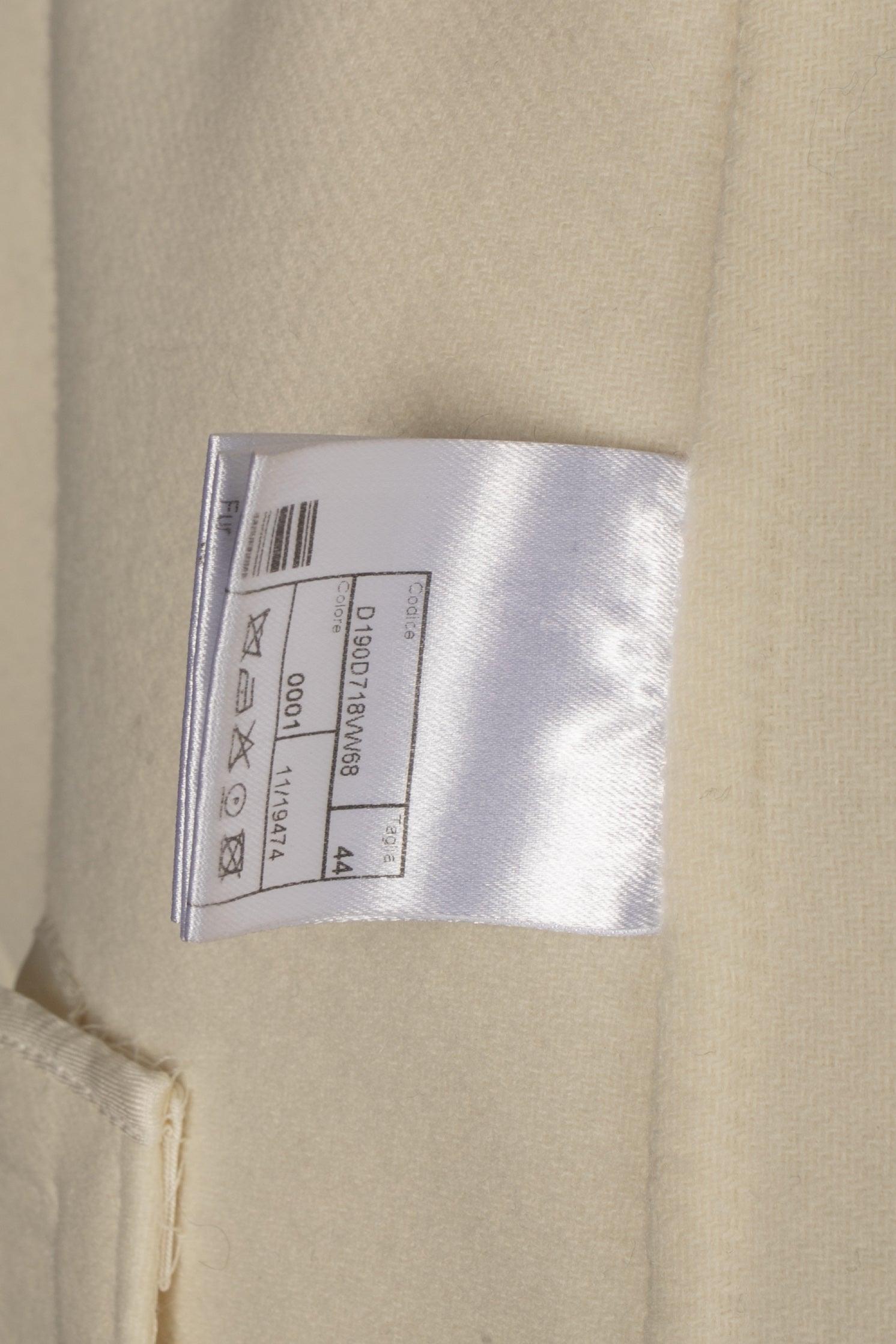 Ermanno Scervino Fur and Woolen Coat For Sale 4