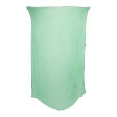 Ermanno Scervino Green Silk Sheer Scarf