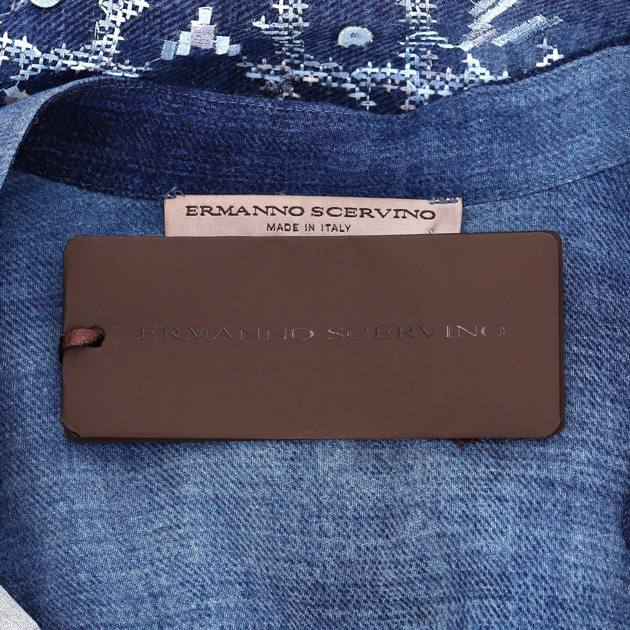 Camicia di Ermanno Scervino impreziosita dal pizzo in vendita 3