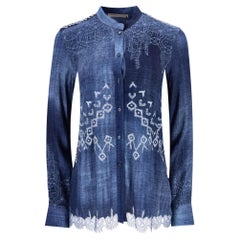 Ermanno Scervino Lace Embellished Shirt Ermanno Scervino Lace Embellished Shirt