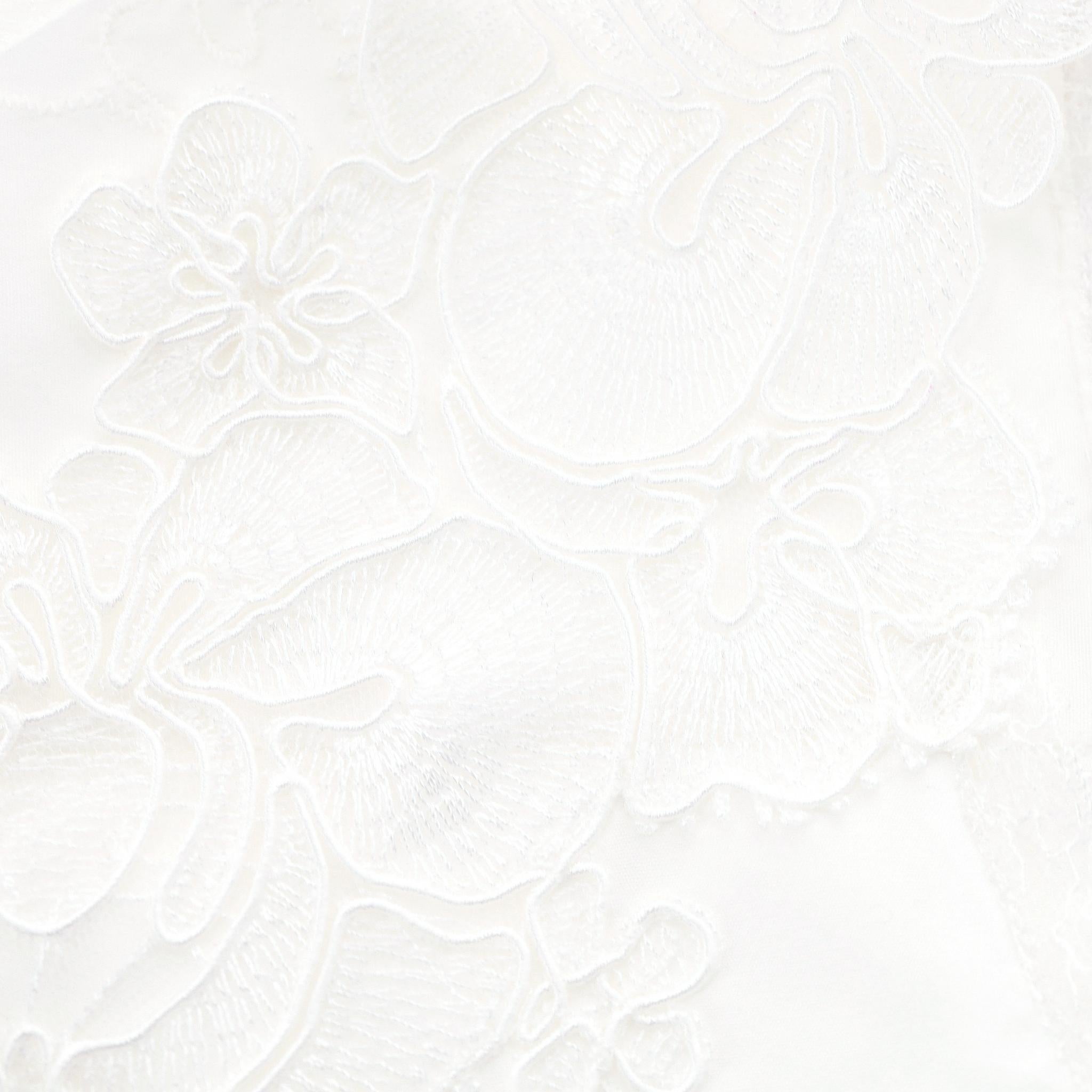 Donna Top in cotone ricamato in pizzo di Ermanno Scervino in vendita