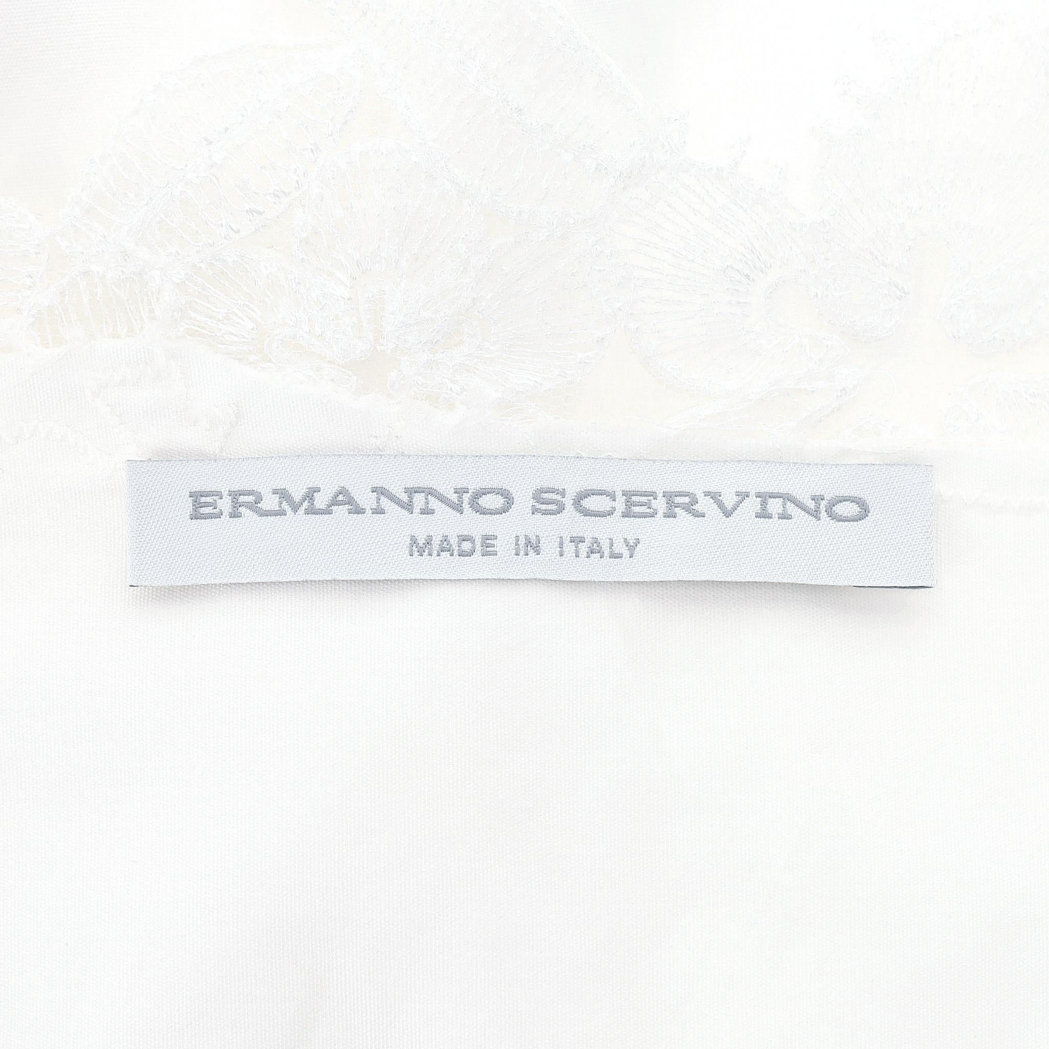 Top in cotone ricamato in pizzo di Ermanno Scervino in vendita 1