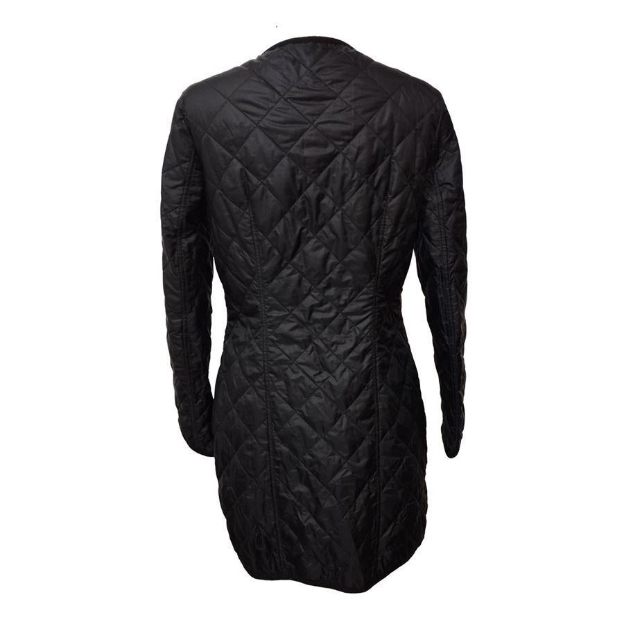 Polyester Black color Central zip Two pockets Shoulder/hem cm 78 (30,7 inches) Shoulder cm 40 (15,7 inches)