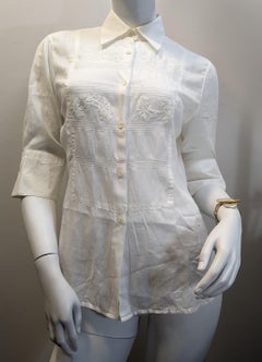 Ermanno Scervino Linen Blouse