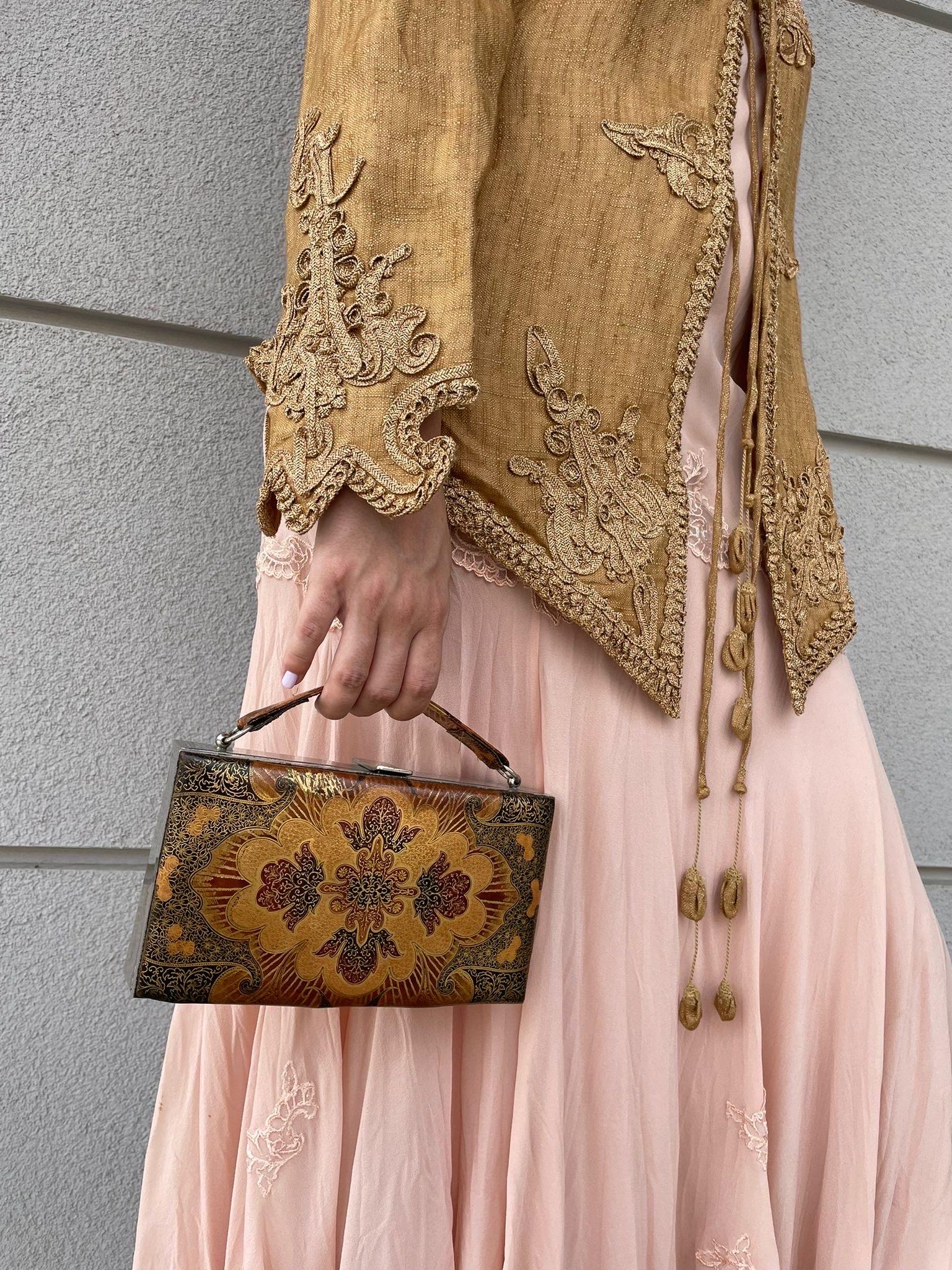 Ermanno Scervino long silk pink dress  7