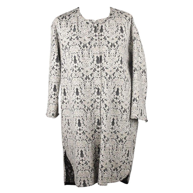 Ermanno Scervino Off-White Lace Dust Coat For Sale at 1stDibs