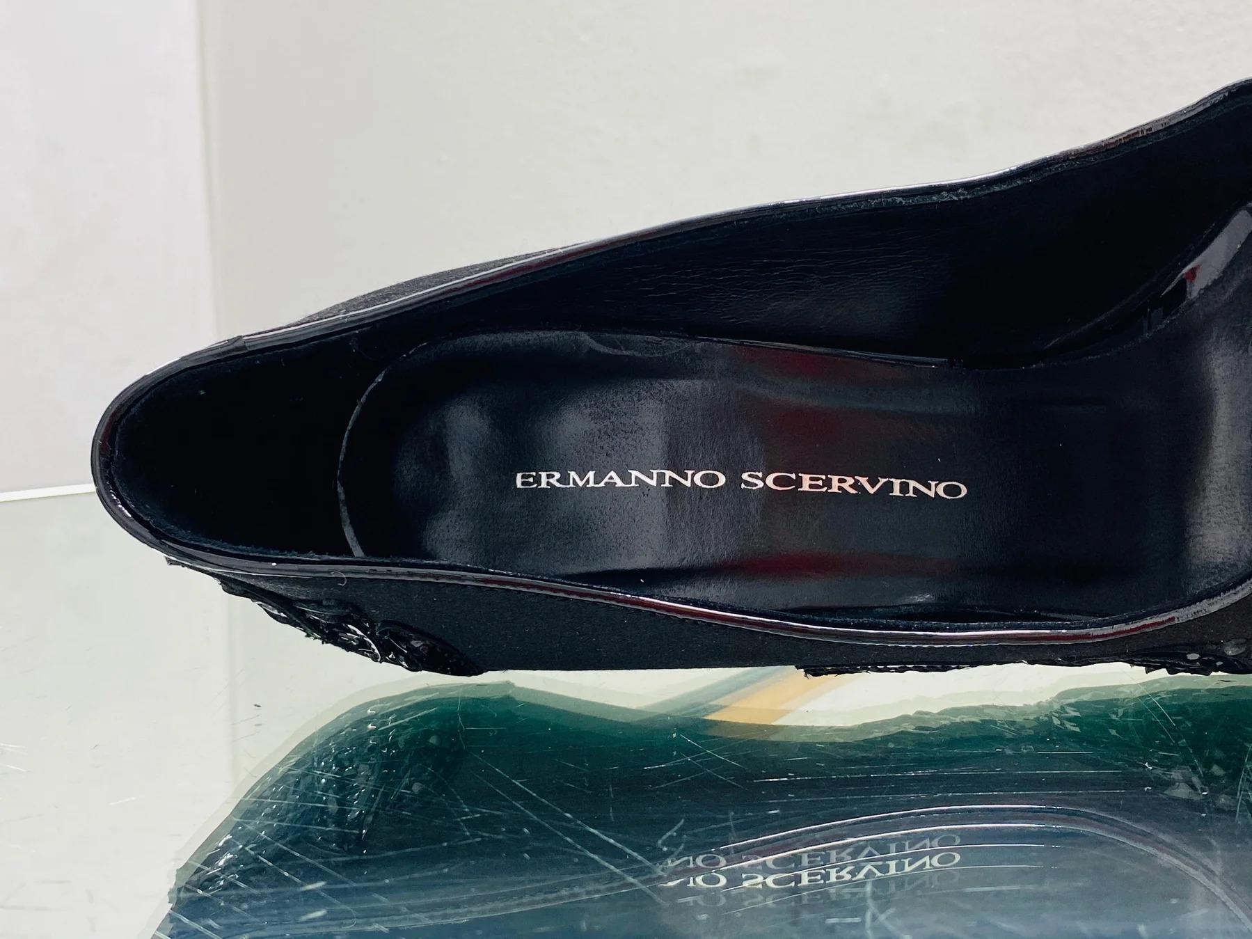 Ermanno Scervino Peep Toe Heels For Sale 2