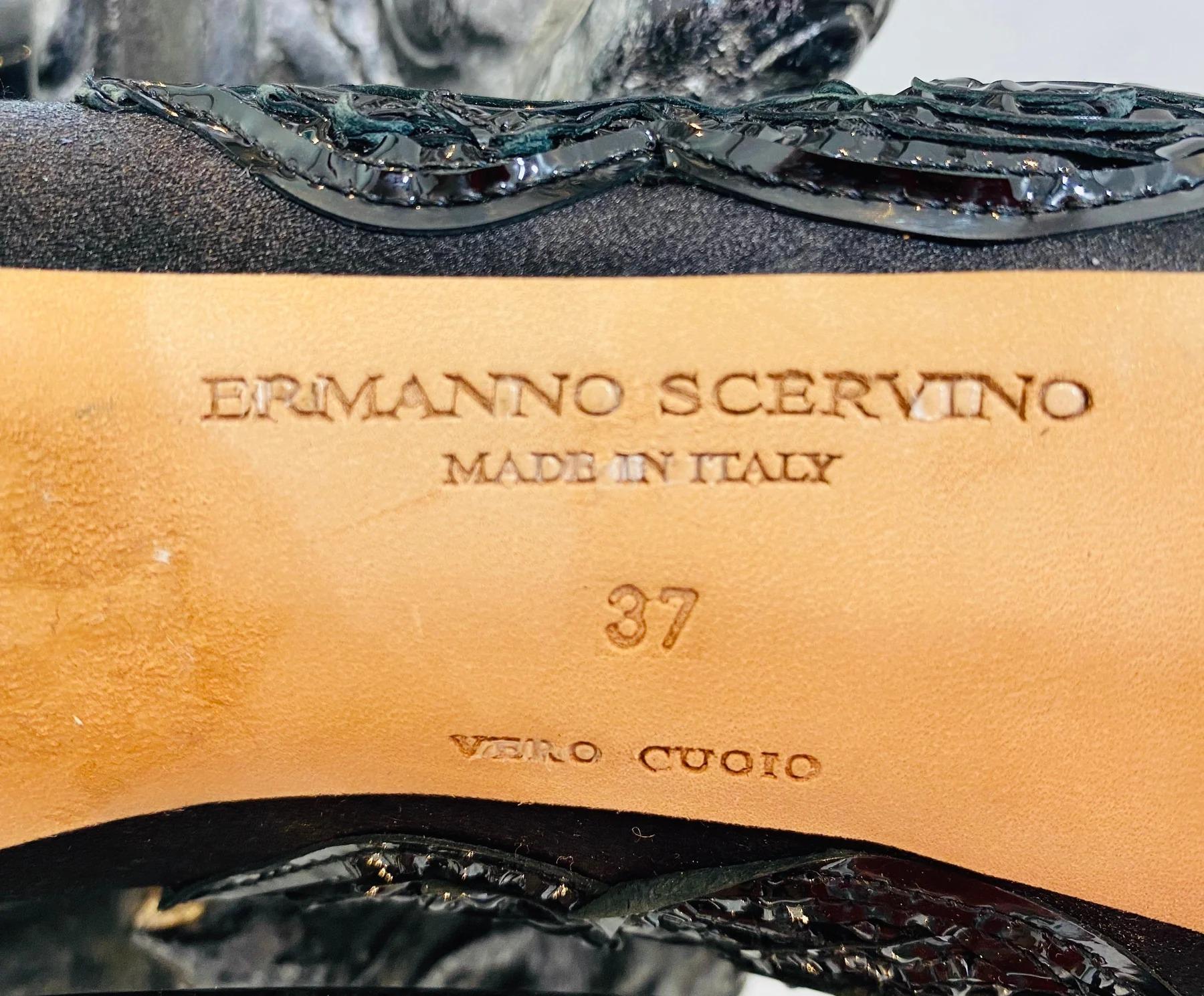 Ermanno Scervino Peep Toe Heels For Sale 3