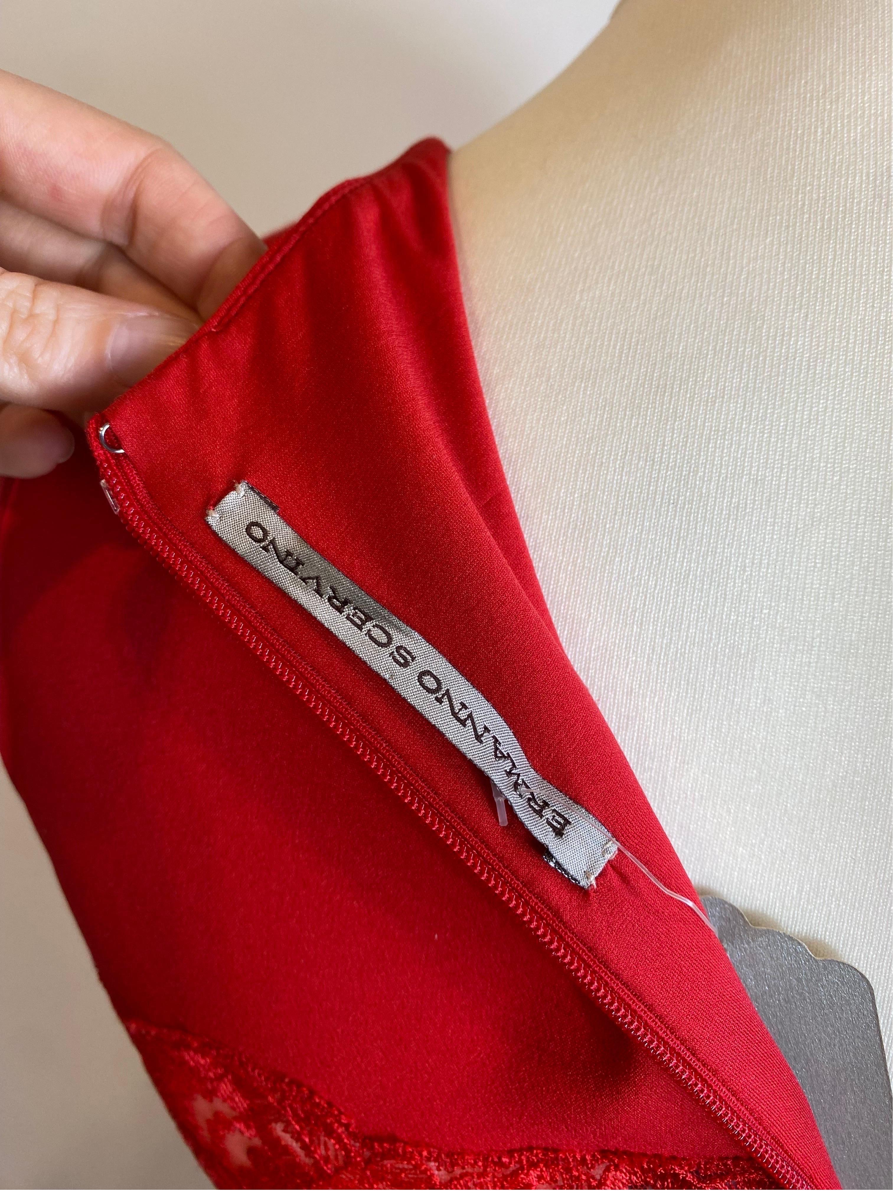 Ermanno Scervino red sheath Dress For Sale 5