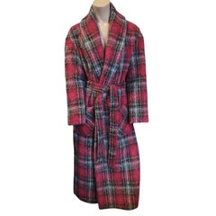 Ermanno Scervino Red Tartan Coat IT 40