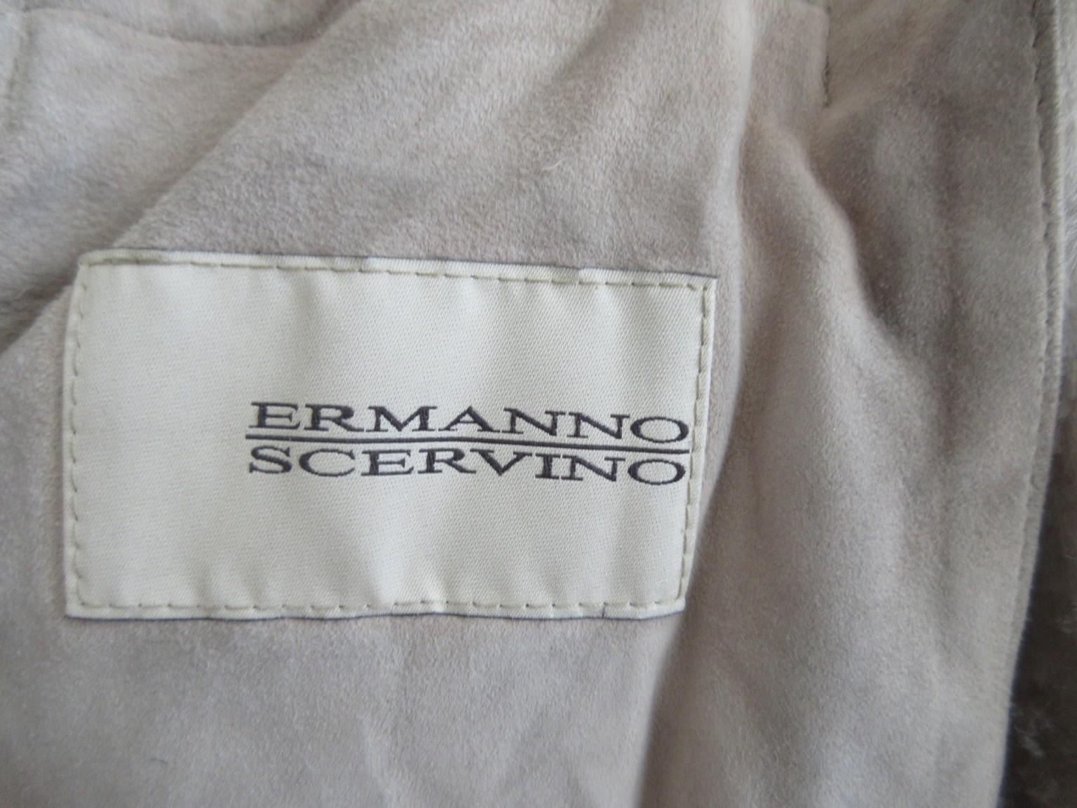 Women's or Men's Ermanno Scervino Shearling Coat with Lynx fur For Sale