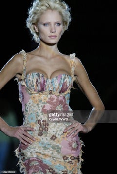Robe en soie à fleurs d'Ermanno Scervino, SS 2005